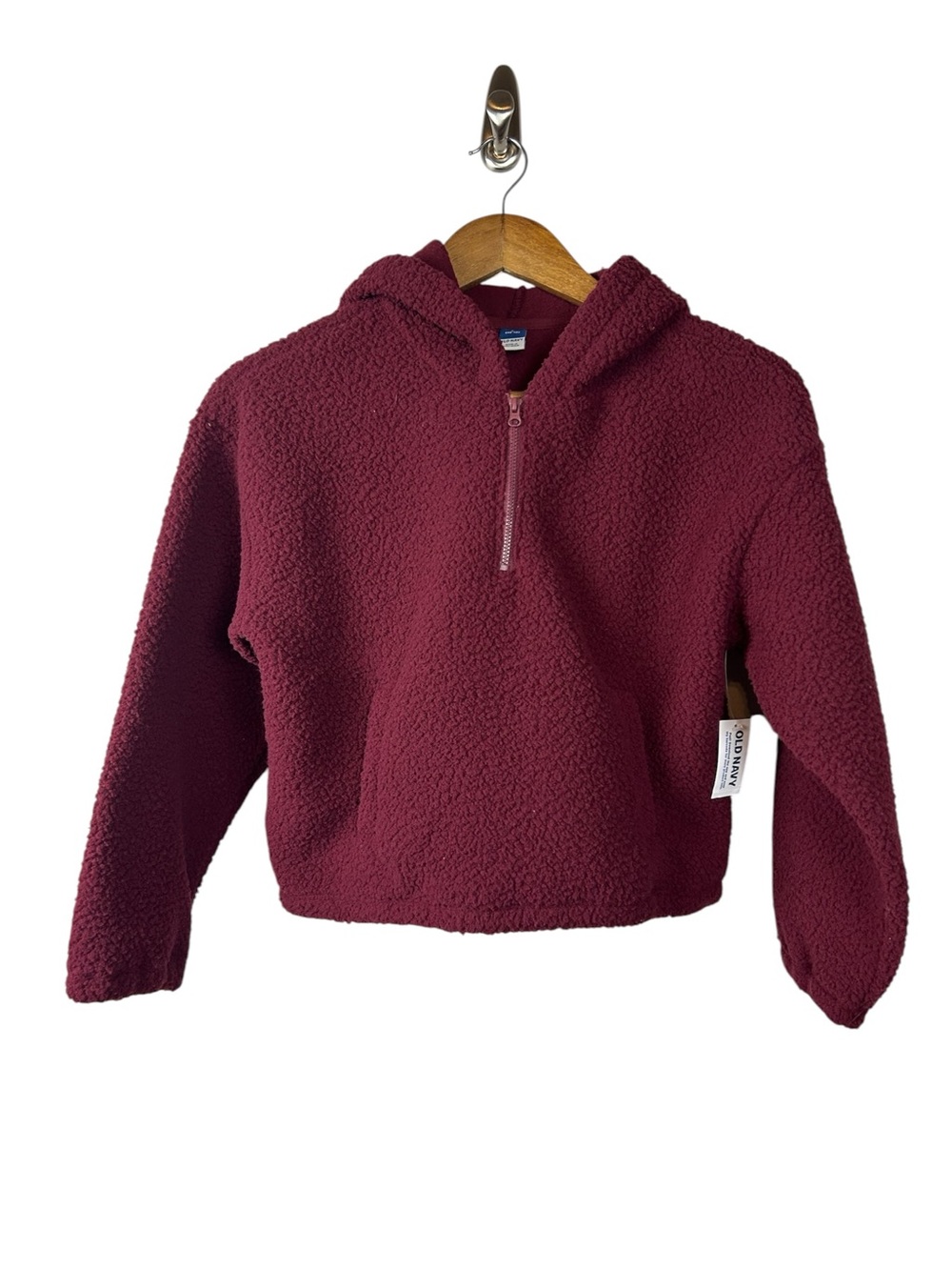 Old Navy Girls Sherpa Hoodie NWT Size Large 10-12
